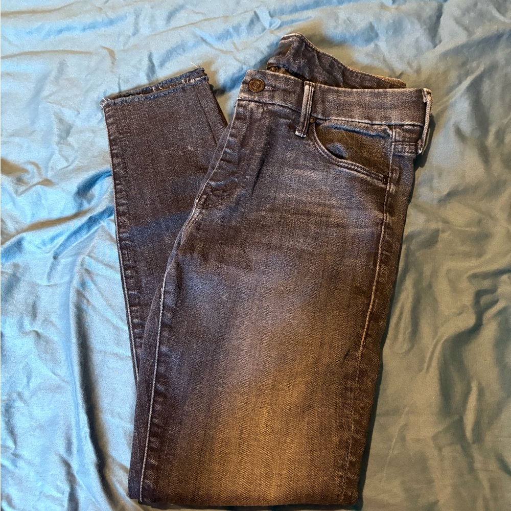 MOTHER Blue Skinny Jeans Timeless Fit